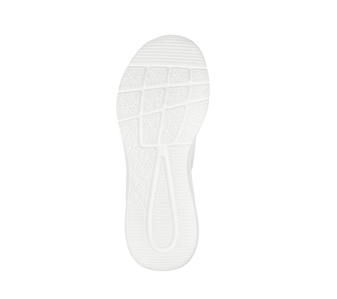 Pantofi sport, dama, SKECHERS SLIP-INS BOBS B LOVE TRUE DELIGHT 117617-WHT alb, textil